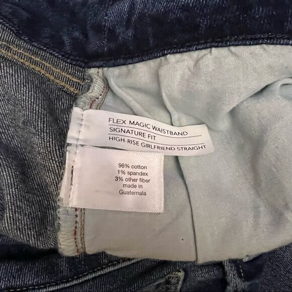 Lane Bryant high rise girlfriend straight jeans - Picture 9 of 10